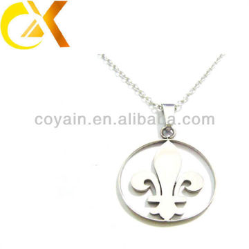 Pendentif en argent sterling en acier inoxydable